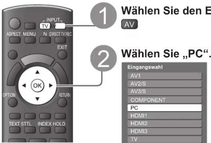 PANASONIC TX-P37X10E - Anzeigen von PC-Bildern auf dem Fernsehschirm - 1