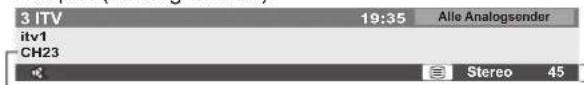 PANASONIC TX-P37X10E - Anzeigen des Informationsbanners - 3