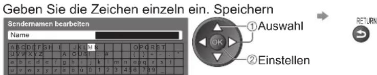 PANASONIC TX-P37X10E - ■ Bearbeiten von Programmen - 6