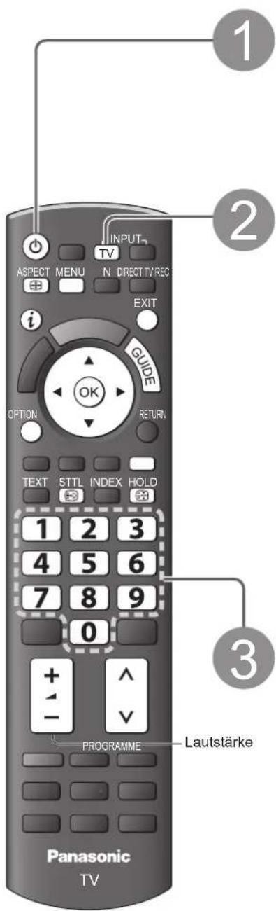 PANASONIC TX-P37X10E - Betrachten von Fernsehprogrammen - 1