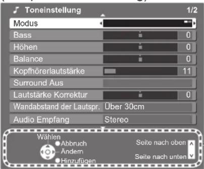 PANASONIC TX-P37X10E - ■ Bildschirm-Hilfe – Anleitungsfeld - 1