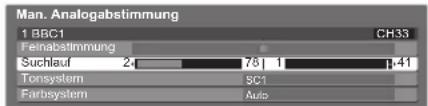 PANASONIC TX-P37X10E - ■ Manueller Suchlauf - 1