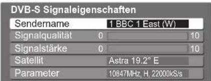 PANASONIC TX-P54Z11 - DVB-Signal überprüfen Signaleigenschaften - 2