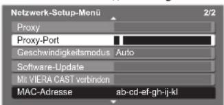 PANASONIC TX-P42G15E - Wählen Sie „Proxy-Port“ aus - 1