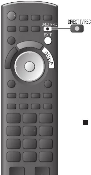 PANASONIC TX-P42G15E - Direkte TV-Aufzeichnung – Aufzeichnung des laufenden Fernsehprogramms - 1