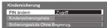 PANASONIC TX-P42G15E - Sperren von Programmplätzen Kindersicherung - 8