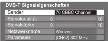 PANASONIC TX-L37V10 - DVB-Signal überprüfen Signaleigenschaften - 4