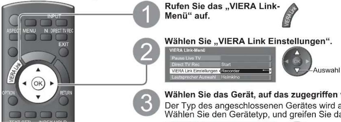 PANASONIC TX-L37U10 - Zugriff und Bedienung des Gerätemenüs - 1