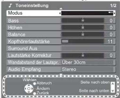 PANASONIC TX-L37U10 - Bildschirm-Hilfe – Anleitungsfeld - 1
