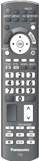 PANASONIC TX-L37U10 - Bedienen Sie das Menü des Zusatzgerätes. - 1