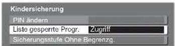 PANASONIC TX-L37U10 - Sperren von Programmplätzen Kindersicherung - 3