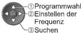 PANASONIC TX-L37U10 - Manuelles Einstellen des DVB-Programms Manueller Suchlauf - 4