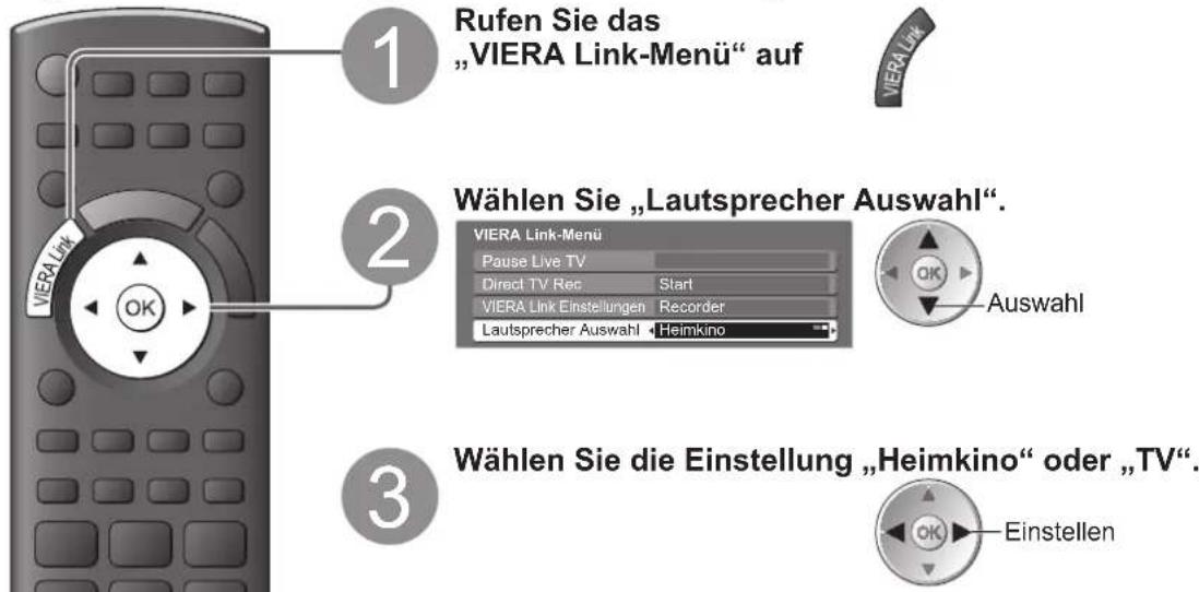 PANASONIC TX-L37GA11 - Zugriff auf und Steuerung der Lautstärke der Lautsprecher - 1