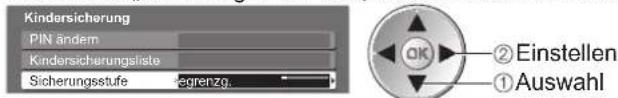PANASONIC TX-L37GA11 - Sperren von Programmplätzen Kindersicherung - 7