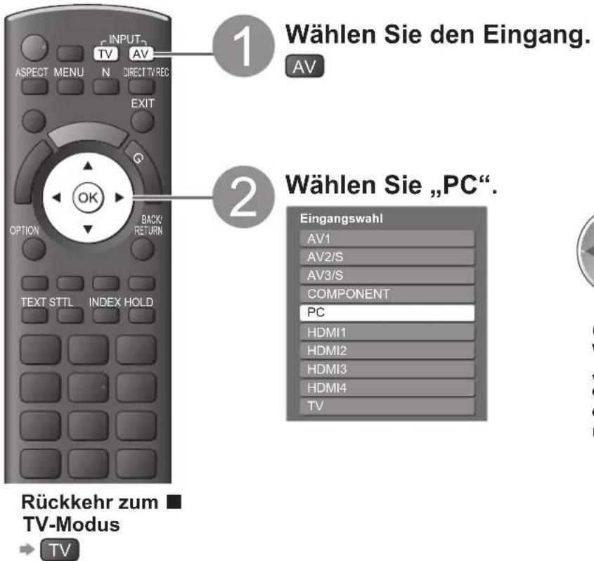 PANASONIC TX-L37GA11 - Anzeigen von PC-Bildern auf dem Fernsehschirm - 1