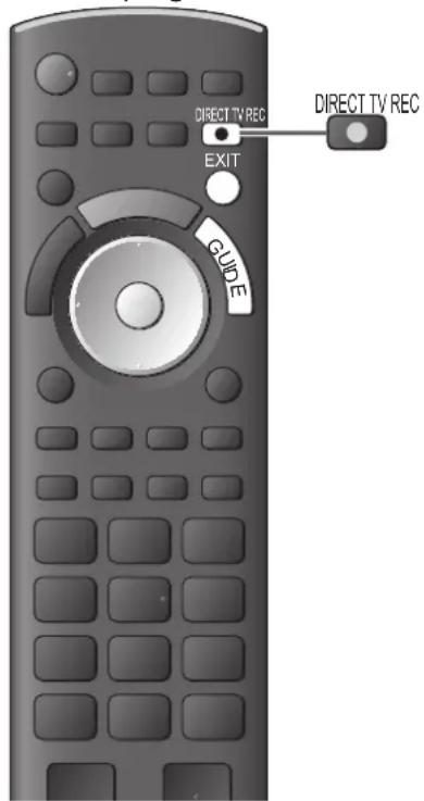 PANASONIC TX-L37GA11 - Direkte TV-Aufzeichnung – Aufzeichnung des laufenden Fernsehprogramms - 1