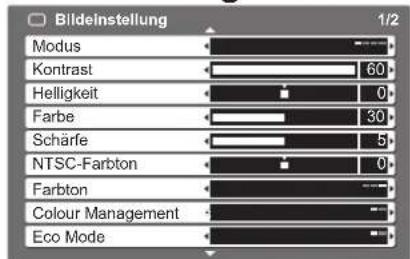 PANASONIC TX-L37GA11 - Nehmen Sie gewünschte Einstellung oder Auswahl vor. - 1