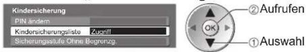 PANASONIC TX-L37GA11 - Sperren von Programmplätzen Kindersicherung - 2