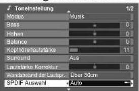 PANASONIC TX-L37S10 - Toneinstellungen - 9