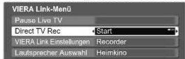 PANASONIC TX-L37S10 - Direkte TV-Aufzeichnung – Aufzeichnung des laufenden Fernsehprogramms Direct TV Rec - 3