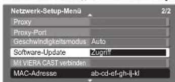 PANASONIC TX-L37G15E - Aktualisieren der Software des Fernsehgerätes - 1