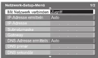 PANASONIC TX-L37G15E - ② Wählen Sie „Mit Netzwerk verbinden“ aus und testen Sie die Verbindung - 1
