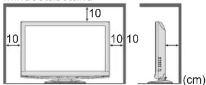 PANASONIC TX-L37G15E - ■Für einen zur Wärmeabfuhr ausreichenden Freiraum im Umfeld des Gerätes sorgen - 1