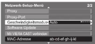 PANASONIC TX-L37G15E - Wählen Sie „Geschwindigkeitsmodus“ aus und legen Sie dann den Geschwindigkeitsmodus fest - 1