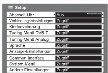 PANASONIC TX-L32X10 - VIERA Haupt-Menü - 8
