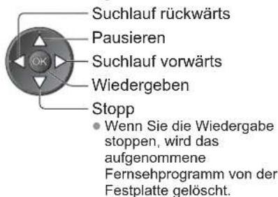 PANASONIC TX-L32X10 - Bedienung der Pause Live TV-Funktion ■ - 1