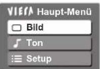 PANASONIC TX-L32GA11 - Wählen Sie das gewünschte Menü. - 1