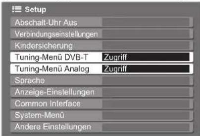 PANASONIC TX-L32GA11 - DVB-T-Programme oder analoge Programme - 3