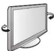 PANASONIC TX-L32GA11 - Einstellen des Bildschirms auf den gewünschten Winkel - 1