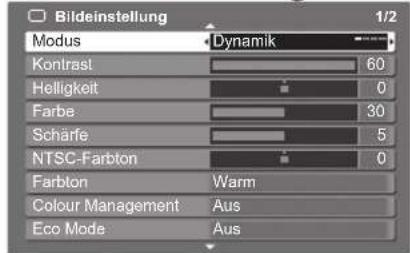 PANASONIC TX-L32GA11 - Wählen Sie den gewünschten Eintrag. - 1