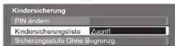 PANASONIC TX-L32GA11 - Sperren von Programmplätzen Kindersicherung - 3
