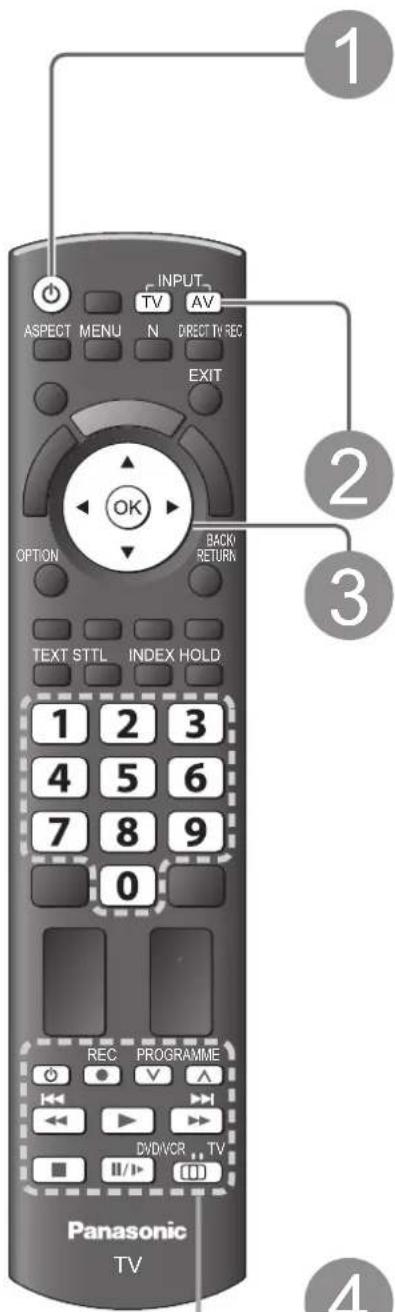 PANASONIC TX-L32GA11 - Betrachten von externen Eingangssignalen - 1