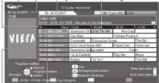 PANASONIC TX-L32GA11 - Rufen Sie den Programmassistenten auf. - 1