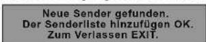 PANASONIC TX-L32X15 - Neue Sender melden - 1
