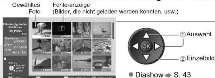 PANASONIC TX-L32X15 - Wählen Sie die Datei vom anzuzeigenden Miniaturbild aus. - 1