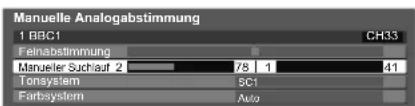 PANASONIC TX-L32X15 - Manueller Suchlauf - 1