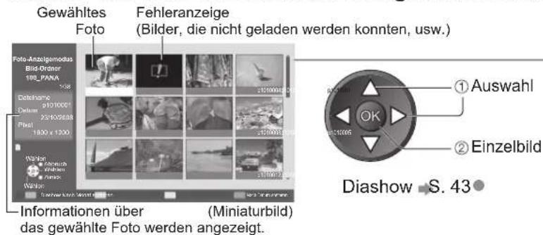 PANASONIC TX-L37G10 - Wählen Sie die Datei vom anzuzeigenden Miniaturbild aus. - 1