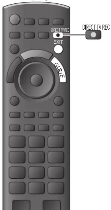 PANASONIC TX-L37G10 - Direkte TV-Aufzeichnung – Aufzeichnung des laufenden Fernsehprogramms - 1
