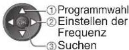 PANASONIC TX-L37G10 - Manuelles Einstellen des DVB-Programms Manueller Suchlauf - 5
