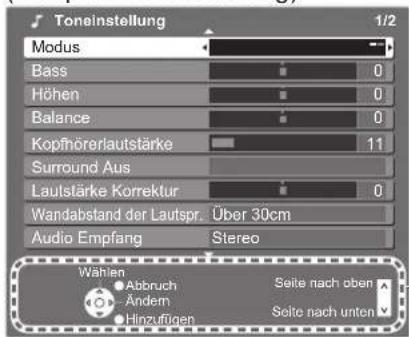 PANASONIC TX-L37G10 - ■ Bildschirm-Hilfe – Anleitungsfeld - 1