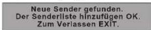 PANASONIC TX-L37G10 - Benachrichtigung anzeigen Neue Sender melden - 1