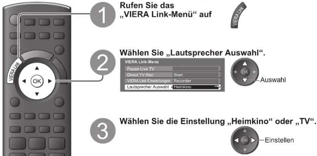 PANASONIC TX-L37G10 - Zugriff auf und Steuerung der Lautstärke der Lautsprecher - 1