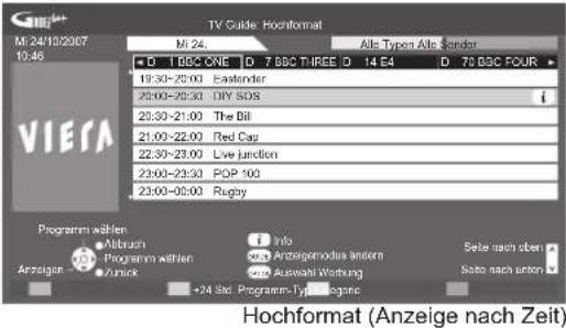 PANASONIC TX-L37G10 - Rufen Sie den Programmassistenten auf. - 3