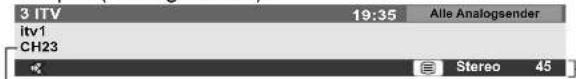 PANASONIC TX-L26C10 - Anzeigen des Informationsbanners - 3