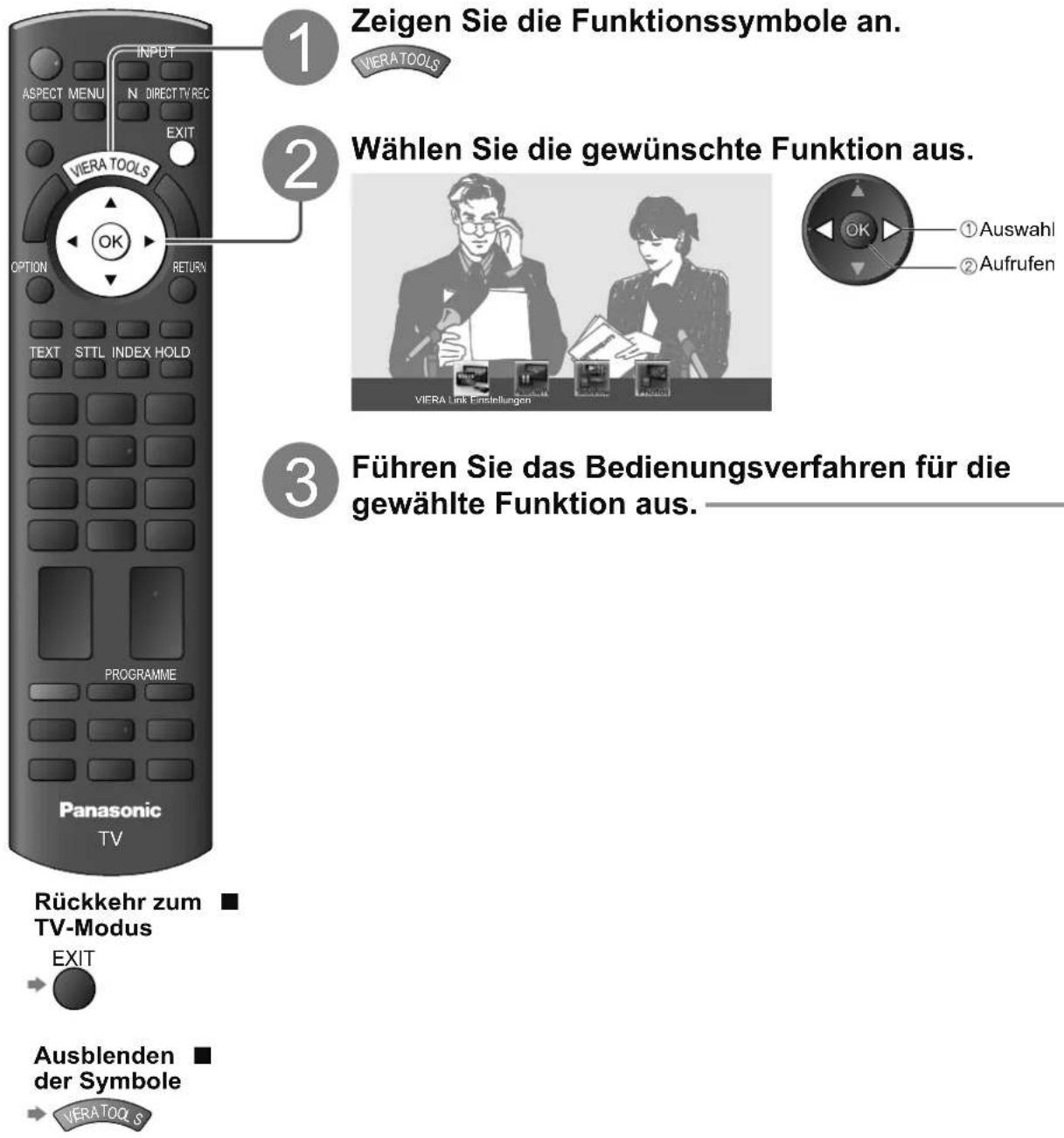 PANASONIC TX-L26C10 - Gebrauch von VIERA TOOLS - 1