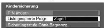 PANASONIC TX-L26C10 - Sperren von Programmplätzen Kindersicherung - 3